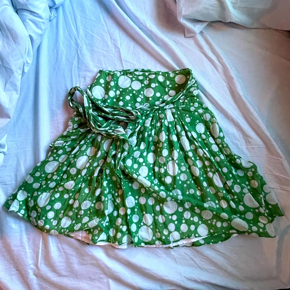 Zara XS Flare Skirt silk-cotton